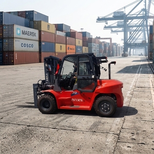 Chariot élévateur diesel haute performance certifié CE de 7 tonnes pour opérations portuaires - Product Image 2
