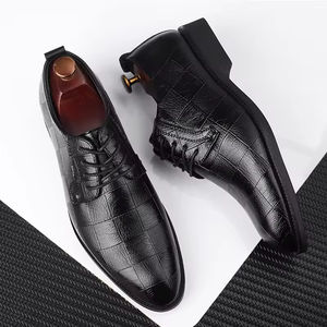 Chaussures Oxford pour hommes en cuir véritable imperméables, faites à la main, pour mariage, formelles, décontractées, antidérapantes, avec boucles et sangles, couleur Evergreen - Product Image 5