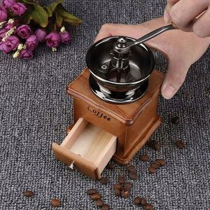 Wooden Classical Portable Hand Manual Wood Coffee Mill <b>Grinder</b> for Home Use and Travel - Product Image 2