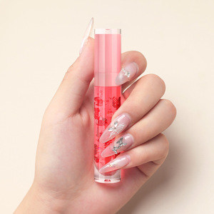 Gloss à lèvres liquide à thème de Noël, maquillage pailleté, 23x23x103mm, impression de logo personnalisée OEM disponible - Product Image 2