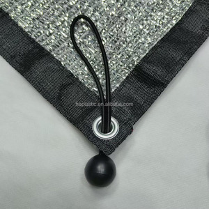 20cm Bungee bóng dây đàn hồi đen vòng dây sốc dễ dàng sửa chữa quan hệ Tarp Tán lều bóng đen Bungee - Product Image 4