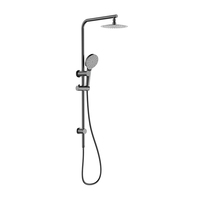 Filigrane système de douche de salle de bain mural haute pression chrome colonne de douche ensemble de douche à effet pluie
