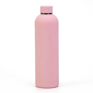 Bouteille isotherme américaine à petite ouverture en acier inoxydable 304, tasse à eau isolante pour sports de plein air, mug thermos à double paroi sous vide - Product Image 2