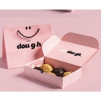 Boîte de Cupcake pliable personnalisée, pâtisserie blanche de mariage à emporter, nourriture, tarte aux œufs avec fenêtre d'emballage
