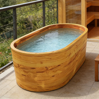 Baignoire autoportante en acier inoxydable 304 pour bain froid, usage hôtelier moderne, vente directe usine