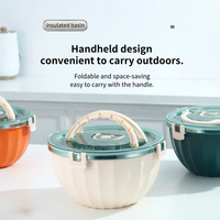 Ensemble de 5 récipients isothermes pour plats chauds, casseroles et boîtes à lunch, de 2L à 11L