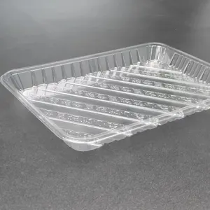 Clam Shell Verpackung Kunden spezifische Clear Pet Kunststoff Einweg Blister Clam Shell Food Tray Verpackung