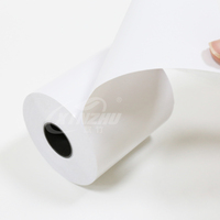 Rouleau Jumbo d'étiquettes codes-barres en papier écologique thermique direct sans doublure pour expédition logistique, adhésif thermofusible permanent, taille personnalisée, haute qualité
