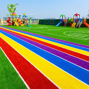 <span class=keywords><strong>Tapis</strong></span> d'herbe artificielle coloré, piste arc-en-ciel, <span class=keywords><strong>tapis</strong></span> <span class=keywords><strong>de</strong></span> <span class=keywords><strong>sol</strong></span> pour aire <span class=keywords><strong>de</strong></span> jeux extérieure, pour école maternelle, sports - Product Image 1