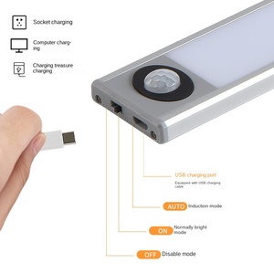 Interruptor de Sensor de tira de LED en forma de U de 1m y 3m, perfil de disipador de calor, Panel de pared de aluminio empotrado para armarios de cocina, Canal LED montado - Product Image 6