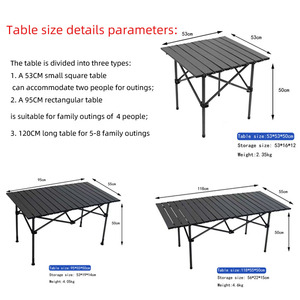 <span class=keywords><strong>Set</strong></span> Economico di Tavolo e Sedie Pieghevoli Portatili per Esterni, Ideale per Agriturismi e Scuole - Product Image 3
