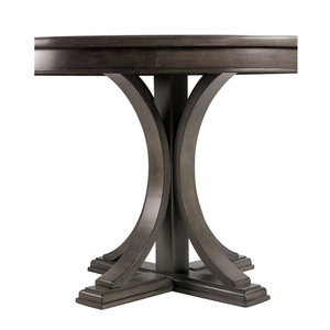 Modern <b>Round</b> <b>Dining</b> <b>Table</b>, <b>Solid</b> <b>Wood</b> Finish Classic Design for <b>Dining</b> Room - Product Image 4