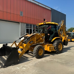 Mini-excavatrice CAT420F d'occasion à bas prix, tractable, avec pelle rétrocaveuse et chargeur frontal, rétrocaveuse Cat420 d'occasion à vendre - Product Image 1