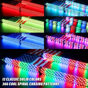 Màu sắc đuổi theo sáng nhất dẫn ánh sáng roi xoắn ốc off road sử dụng UTV ATV LED Buggy roi cờ roi light2ft3ft4ft5ft6ft - Product Image 2