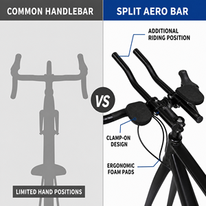 Extensions de guidon de vélo de route en alliage d'aluminium réglables, type Aero Bars, pour guidons de 25,4/26/31,8 mm, équipement de cyclisme de <span class=keywords><strong>triathlon</strong></span> - Product Image 4
