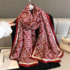 Écharpes d'été multicolores pour femmes, châle, Hijab coloré, vente en gros, à la mode, nouvelle collection - Product Image 6