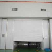 Porte à enroulement isolée industrielle, porte à enroulement en acier avec mousse PU pour entrepôt