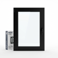 Ventanas Abatibles de Aluminio con Aislamiento Acústico de Alto Rendimiento, Resistentes al Viento, Impermeables y con Rotura de Puente Térmico