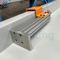 Máquinas de sierra circular horizontal automática de alta eficiencia para corte transversal de madera con control PLC y precisión de 0.3 mm para sierras de paneles de madera