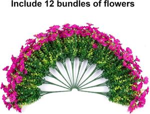 Fleurs artificielles personnalisées avec étiquette, fausses plantes décoratives, tiges simples, bouquets de mariage, fleurs artificielles bon marché - Product Image 6