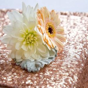 Roségoldene Hintergrundvorhänge, 2 Stück, 4,5 x 8 Fuß, Paillettenstoff-Hintergrund, Glitzer-Ballhintergrund, Draperien für Babypartys, Fotohintergrund - Product Image 4