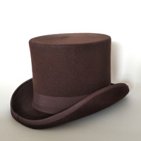 Chapeau Haut de Forme Magique en Laine pour l'Hiver – Casquette Équestre Jazz Élégante pour Homme – Coiffe Formelle
