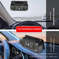 Système de surveillance de la pression des pneus sans fil haute précision TPMS solaire, capteur externe universel, alerte de pression des pneus de voiture