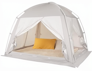 Tente de couchage pliable pour 4 personnes, en maille argentée, sans sol, lavable, pour usage domestique et enfants, vente en gros - Product Image 2