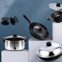 Personnalisation OEM : Couvercles de remplacement pour casseroles, poignées de casseroles en bakélite et silicone, poignées de couvercles de casseroles et poêles en silicone pour couvercles de cuisinière