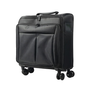 OBOX Ensemble 2 en 1 d'artiste professionnel Sac à roulettes cosmétique Valise en nylon Voyage Roulant Maquillage Stockage Train Case - Product Image 1