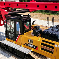 Offre Spéciale – Foreuse Rotative Hydraulique sur Chenilles SANY SR155 d'Occasion avec Pompe Diesel – Mini Foreuse de Carottage Portable pour Mines