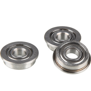Seyoo F695zz ตลับลูกปืนเม็ดกลมร่องลึกแบบมีหน้าแปลน 5x10x4 มม. เหล็กโครเมียม P0 เมตริกแถวเดียวสำหรับฮาร์ดแวร์ระบบเครื่องกลไฟฟ้า - Product Image 4