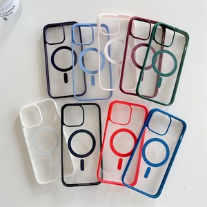 Funda Protectora Transparente con Borde de Color para Teléfono Móvil <span class=keywords><strong>iPhone</strong></span> 16 Pro Max 15 14 - Product Image 2