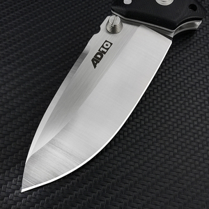 Coltello Pieghevole Tattico AD10 con Lama Drop Point in S35VN e Manico in G10, Coltello da Campeggio con Clip Posteriore - Product Image 6