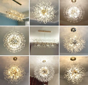 JYLIGHTING lampadario a led contemporaneo lampada a sospensione cucina isola lampade a sospensione lampadario di cristallo rotondo nordico - Product Image 6