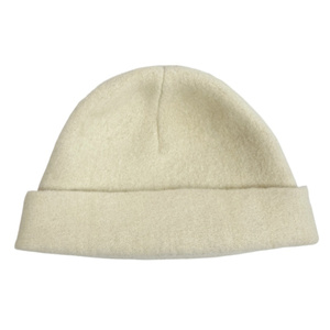 <span class=keywords><strong>Bonnet</strong></span> de sauna blanc en laine mérinos de qualité supérieure pour femmes et hommes Logo personnalisé Utilisation écologique des soins capillaires - Product Image 2