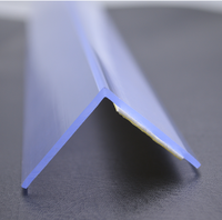Porte-étiquette adhésif en plastique PVC transparent bande en plastique d'extrusion porte-étiquette de prix de supermarché étagère porte-étiquette de prix porte-billet