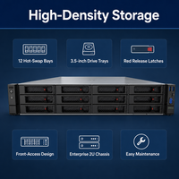 Nouveau serveur en rack Xfusion Fusionserver 2258 V7 2U polyvalent pour stockage évolutif et virtualisation