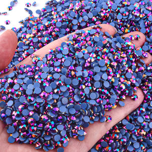 โบโบฮู คริสตัลติดเสื้อผ้าทรงกลมแบบฮอตฟิกซ์ ขนาด SS6-SS30 สีพิเศษ ขายดีที่สุด - Product Image 3