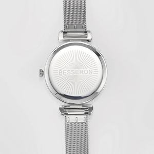 Montres élégantes pour femmes, cadeau de luxe pour femmes, montre en or rose, montre-bracelet à quartz pour femmes - Product Image 4