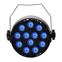 Projecteur LED RGB 12x DMX512 pour scène, éclairage mural, lampe de lavage mural pour mariage, banquet, DJ, club, fête, événement, lumière d'ambiance