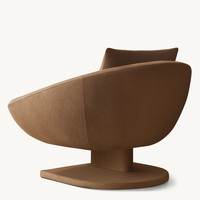 Fauteuil de salon de style américain, fauteuil de détente, coussin de siège moelleux, fauteuil d'appoint, fauteuil simple tendance, canapé