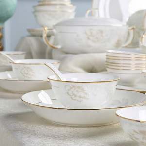 Vajillas de Cerámica y Porcelana de Hueso, Estilo Inglés, Varias Especificaciones, Precio Razonable, Aptas para Contacto con Alimentos - Product Image 4