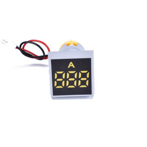 Indicador de Voltaje LED de Plástico con Clasificación IP65 y LED Amarillo - Luz Piloto Confiable para Máquinas Herramienta y Paneles Eléctricos - Product Image 3