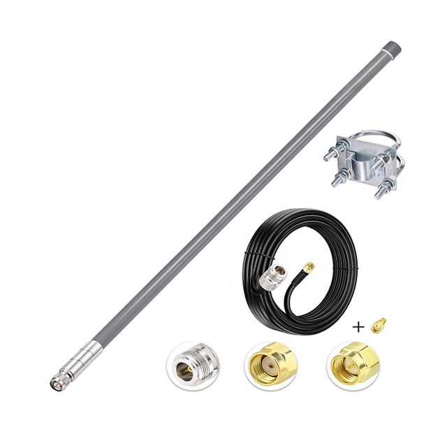 Long Range Wifi Antenna 5Km High Gain Omnidirectional 868mhz 915mhz 2.4G Fiberglass Antenna