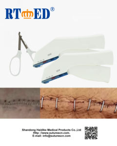 Agrafeuse de peau jetable de fermeture de blessure pour l'usage chirurgical - Product Image 3