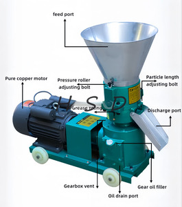 Piccola <span class=keywords><strong>Pellettatrice</strong></span> per Mangimi Animali, Polli, Pesci, Maiali, Capre, Bovini, Gatti, Macchina per la Produzione di Pellet a Prezzo di Fabbrica - Product Image 2