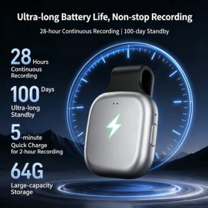 MR20 Customizable SDK Exclusive Portable Mini Wearable AI Long Battery Display Screen <b>Card</b> Holder MP3 Pocket Aluminum Alloy - Product Image 4