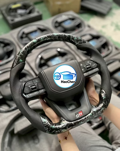 Volante de Carreras de Fibra de Carbono Brillante, Suministro de Fábrica, Compatible con <span class=keywords><strong>Toyota</strong></span> Prius XW50 XW60, Nuevo, Actualización para Autos Híbridos - Product Image 2