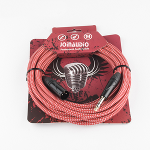 Oem Trở kháng Thấp Chất Lượng Cao 6.3Mm Nam Để Xlr Nữ 1/4 Inch Cắm Microphone Âm Thanh Cáp Mở Rộng - Product Image 1